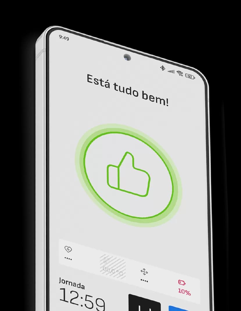 Visão mobile da plataforma Dersalis